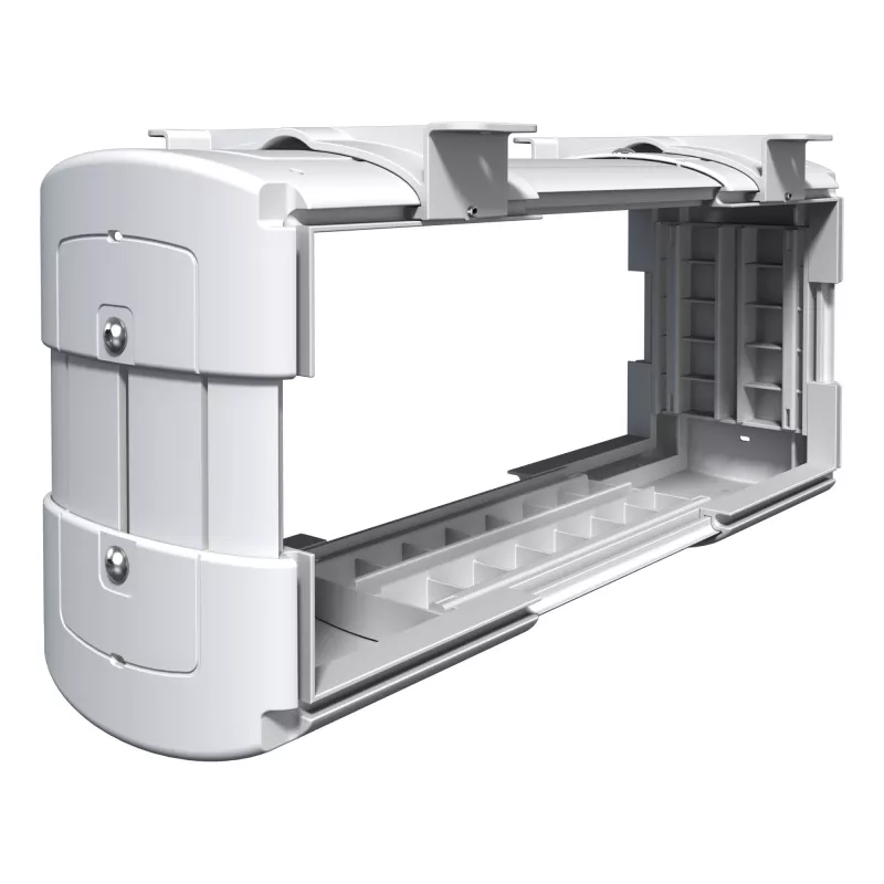 Dataflex Viewlite Computerhalterung - Schreibtisch 100, 30 kg, ABS-Kunststoff, Weiß