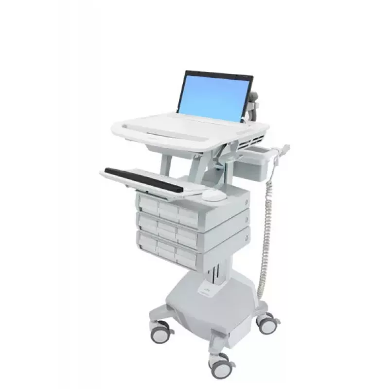 Multimedia-Wagen Ergotron StyleView Aluminium Grau Weiß