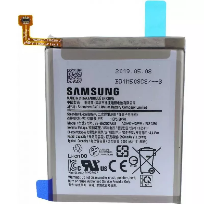 Batterie für Samsung Galaxy A20e (GH82-20188A) — Li-Ion 3000 mAh, Ersatz für A202