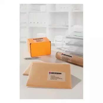 Selbstklebeetikett Avery J4722-25 Abgerundetes Rechteck Transparent