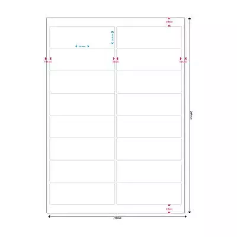Selbstklebendes Etikett MediaRange MRINK147