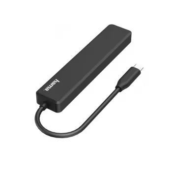 Hama USB-C Hub, Multi-Port, 5 Ports, 3x USB-A, USB-C, HDMI