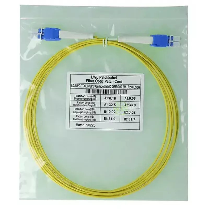 BlueOptics SFP8181BU3MK InfiniBand Glasfaserkabel 3 m LC Gelb