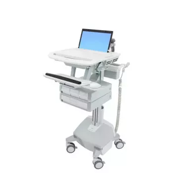 Multimedia-Wagen Ergotron StyleView Aluminium Grau Weiß