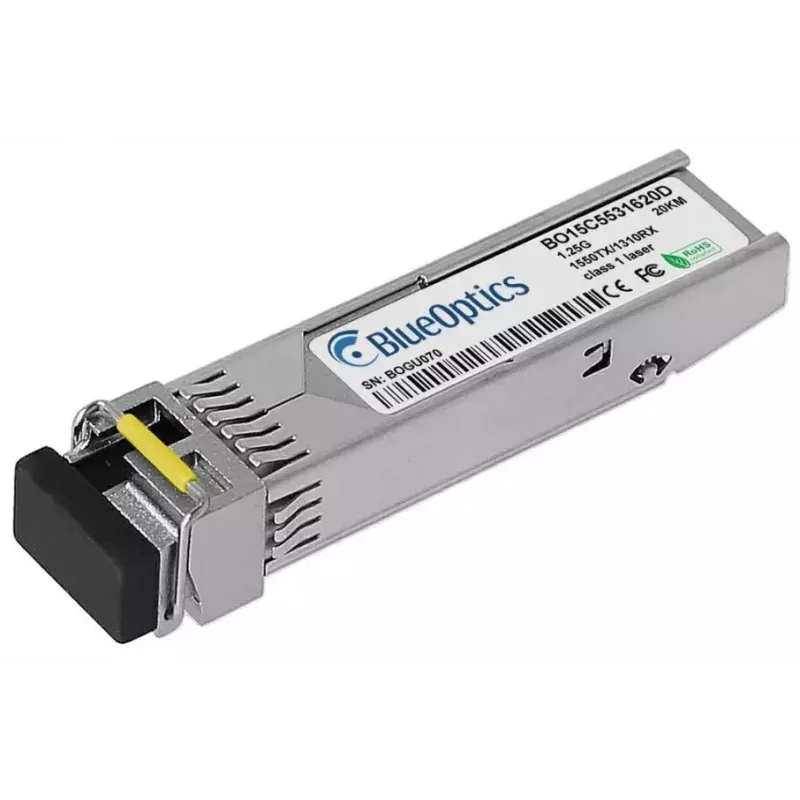 SFP-Transceiver-Modul BlueOptics SFP-GIG-BB LX/LC EEC-BO Glasfaser 20000 m