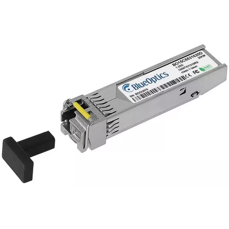 SFP-Transceiver-Modul BlueOptics SFP-GIG-BB LX/LC EEC-BO Glasfaser 20000 m