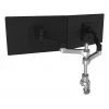 R-Go Tools Monitorarm R-Go Zepher Dual, für zwei Monitore, vollständig verstellbar, 0-8 kg Tragfähigkeit, 100% zirkulär, schwarz