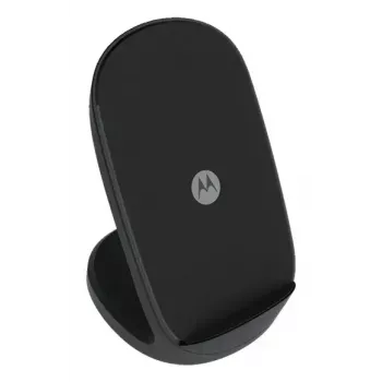 Motorola SJW202-EU Ladegerät für Mobilgeräte Smartphone Schwarz USB Kabelloses Laden Schnellladung Indoor