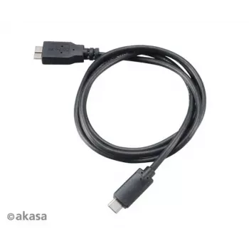 USB-Kabel Akasa C/Micro-B 1m Schwarz