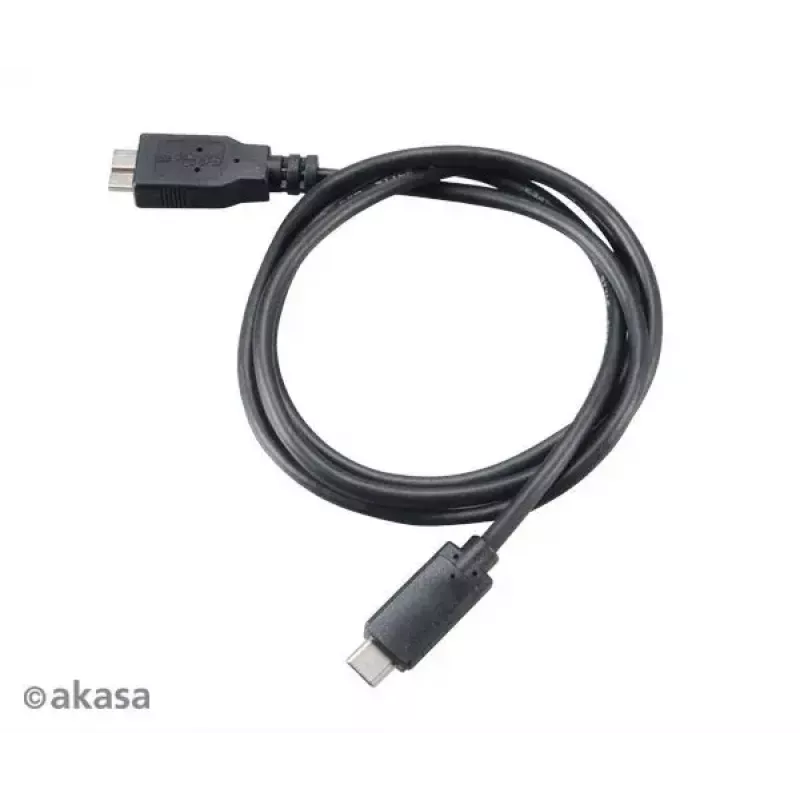 USB-Kabel Akasa C/Micro-B 1m Schwarz