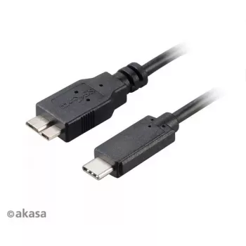 USB-Kabel Akasa C/Micro-B 1m Schwarz