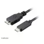 USB-Kabel Akasa C/Micro-B 1m Schwarz