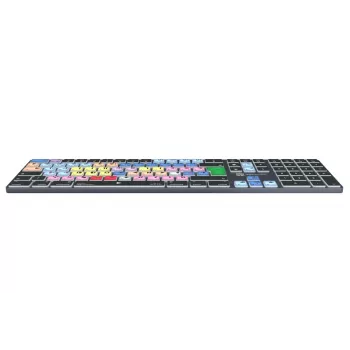 Logickeyboard LKB-MCOM4-TM-UK Tastatur Büro Bluetooth QWERTY Englisch Grau Titan