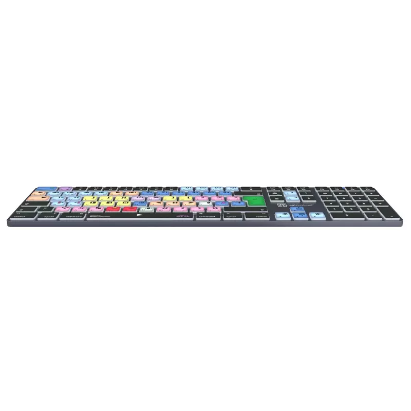 Logickeyboard LKB-MCOM4-TM-UK Tastatur Büro Bluetooth QWERTY Englisch Grau Titan