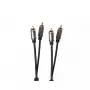 Audiokabel ShiverPeaks BS20-41255 2,5 m 2xRCA Schwarz