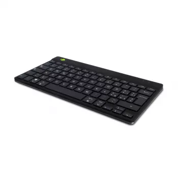 R-Go Tools Ergonomische Tastatur R-Go Compact Break, kompakte Tastatur mit Pausensoftware, QWERTY (IT), Bluetooth, schwarz