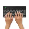 R-Go Tools Ergonomische Tastatur R-Go Compact Break, kompakte Tastatur mit Pausensoftware, QWERTY (IT), Bluetooth, schwarz