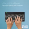R-Go Tools Ergonomische Tastatur R-Go Compact Break, kompakte Tastatur mit Pausensoftware, QWERTY (IT), Bluetooth, schwarz