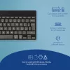 R-Go Tools Ergonomische Tastatur R-Go Compact Break, kompakte Tastatur mit Pausensoftware, QWERTY (IT), Bluetooth, schwarz