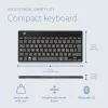 R-Go Tools Ergonomische Tastatur R-Go Compact Break, kompakte Tastatur mit Pausensoftware, QWERTY (IT), Bluetooth, schwarz