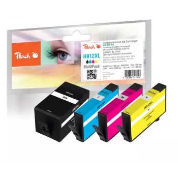 Peach PI300-977 Tintenpatrone 4 Stk. Kompatibel Hohe (XL) Reichweite Schwarz, Cyan, Magenta, Gelb