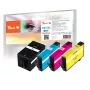 Peach PI300-977 Tintenpatrone 4 Stk. Kompatibel Hohe (XL) Reichweite Schwarz, Cyan, Magenta, Gelb