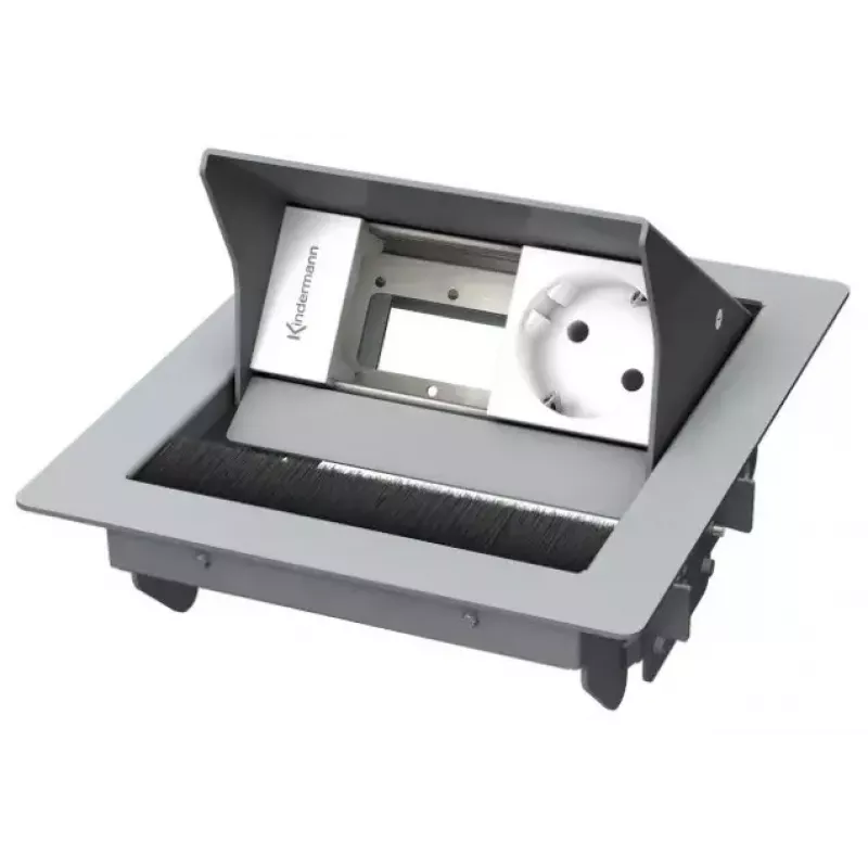 Desktopgehäuse Typ F Kindermann 7492000031 Grau Weiß