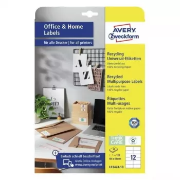 Selbstklebendes Etikett Rechteck AVERY LR3424-10