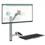 Techly ICA-PLW 02 Monitorhalterung / Standfuß 68,6 cm (27 Zoll) Wand Silber