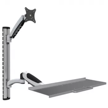 Techly ICA-PLW 02 Monitorhalterung / Standfuß 68,6 cm (27 Zoll) Wand Silber