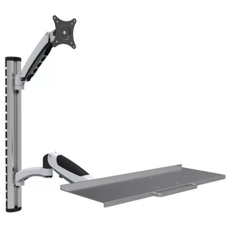 Techly ICA-PLW 02 Monitorhalterung / Standfuß 68,6 cm (27 Zoll) Wand Silber