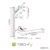 Techly ICA-PLW 02 Monitorhalterung / Standfuß 68,6 cm (27 Zoll) Wand Silber