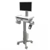 Multimedia-Wagen Ergotron CareFit schlank 2.0 Gold Weiß Aluminium Kunststoff Stahl