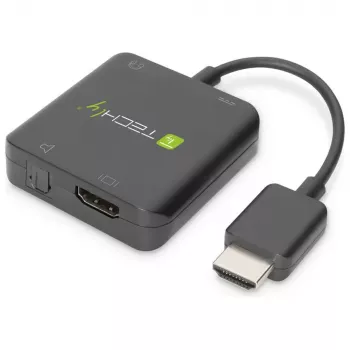 Techly HDMI-Audio-Extraktor Stereo/Audio 5.1-Kanal 4K 3D IDATA HDMI-VGA8