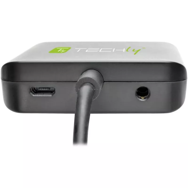 Techly HDMI-Audio-Extraktor Stereo/Audio 5.1-Kanal 4K 3D IDATA HDMI-VGA8