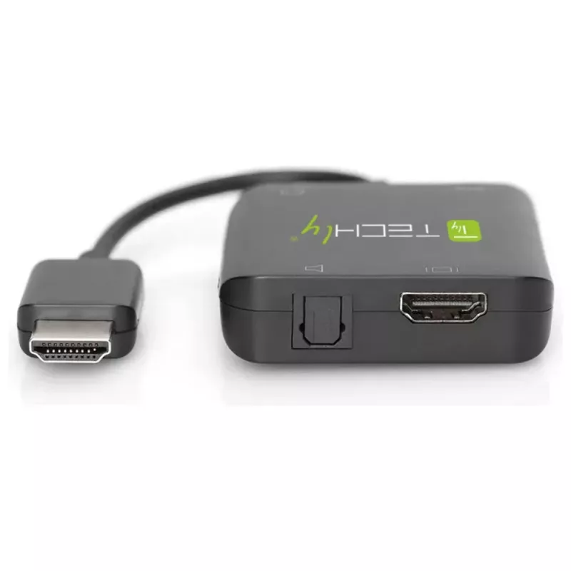 Techly HDMI-Audio-Extraktor Stereo/Audio 5.1-Kanal 4K 3D IDATA HDMI-VGA8