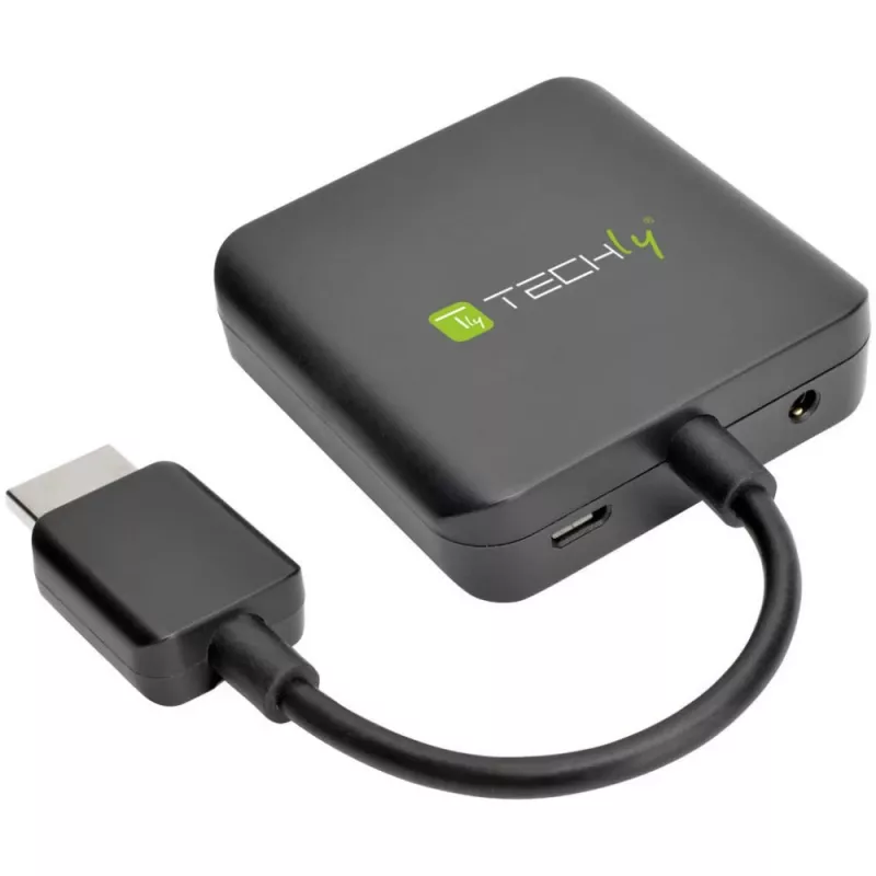 Techly HDMI-Audio-Extraktor Stereo/Audio 5.1-Kanal 4K 3D IDATA HDMI-VGA8