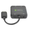 Techly HDMI-Audio-Extraktor Stereo/Audio 5.1-Kanal 4K 3D IDATA HDMI-VGA8