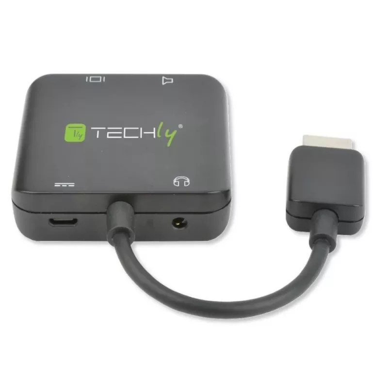 Techly HDMI-Audio-Extraktor Stereo/Audio 5.1-Kanal 4K 3D IDATA HDMI-VGA8