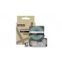 Etikettenband Epson LK-6TWJ Transparent Weiß Thermotransfer 2,4 cm