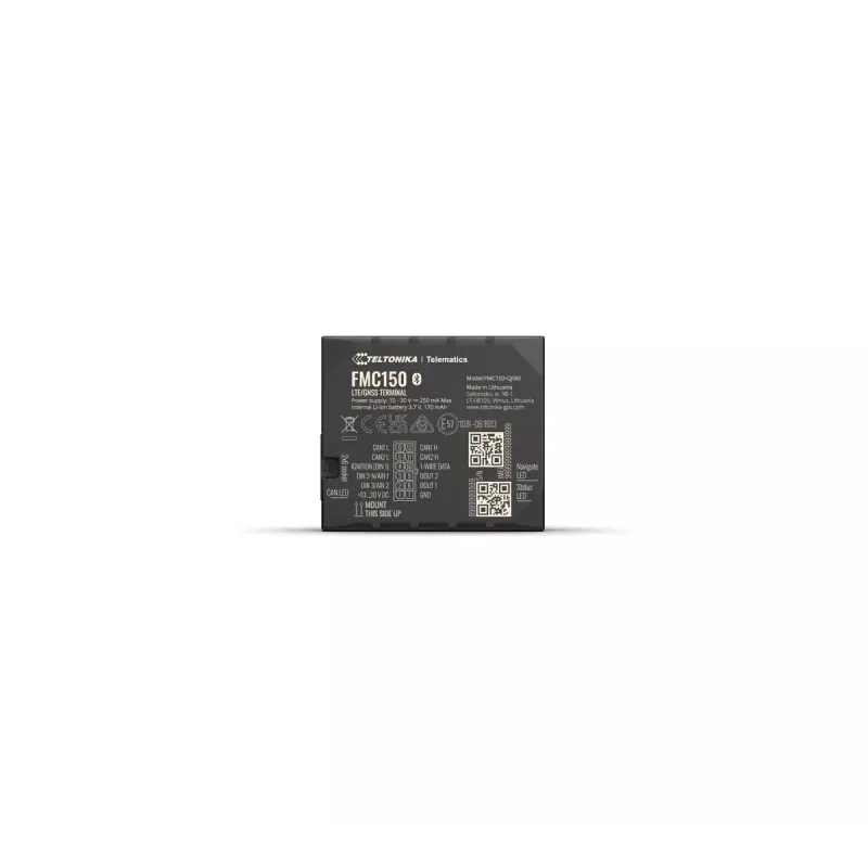 GPS-Tracker Teltonika FMC150 Auto Schwarz 0,128 GB Akku 6h