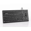 Tastatur GETT TKG-086-MB-IP68-Schwarz Industrielle USB QWERTZ Deutsch