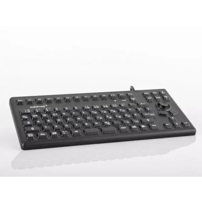 Tastatur GETT TKG-086-MB-IP68-Schwarz Industrielle USB QWERTZ Deutsch
