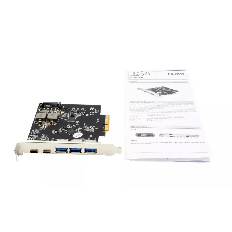 Schnittstellenkarte EXSYS EX-12006 Interne USB 3.2 Gen 2