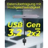 ICY BOX USB Type-C Back Panel mit internem USB Type-E Anschluss