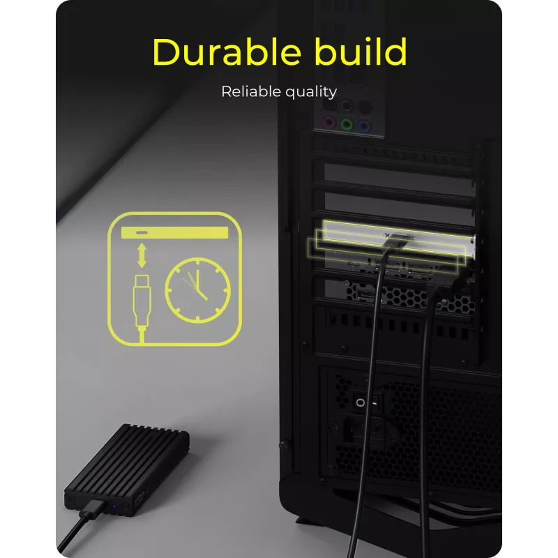 ICY BOX USB Type-C Back Panel mit internem USB Type-E Anschluss