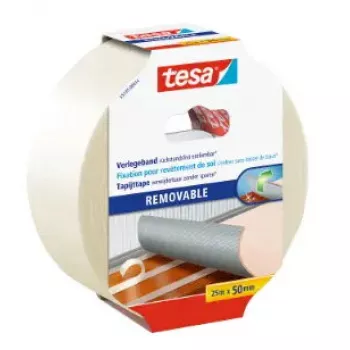 Klebeband Tesa 55735-00014-11, Polypropylen (PP) weiß, 25 m × 50 mm, für Innenmarkierung