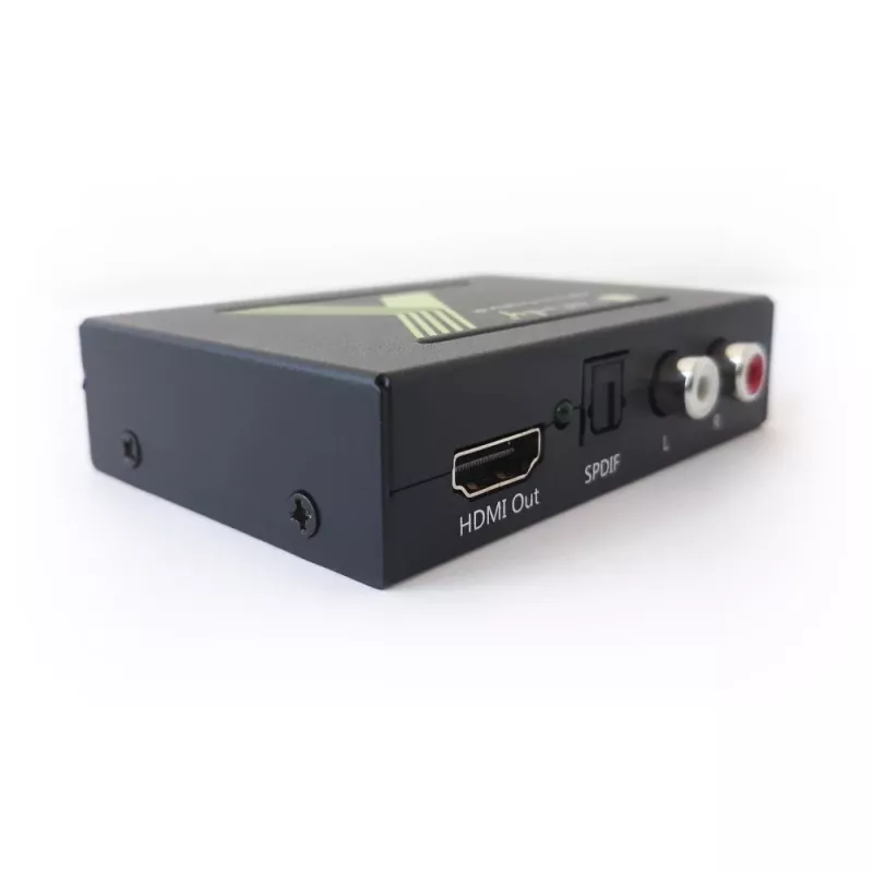 Techly Audio Extractor HDMI SPDIF + Cinch R/L IDATA HDMI-EA, 5 V, 77 mm, 64 mm, 23 mm, 351 g