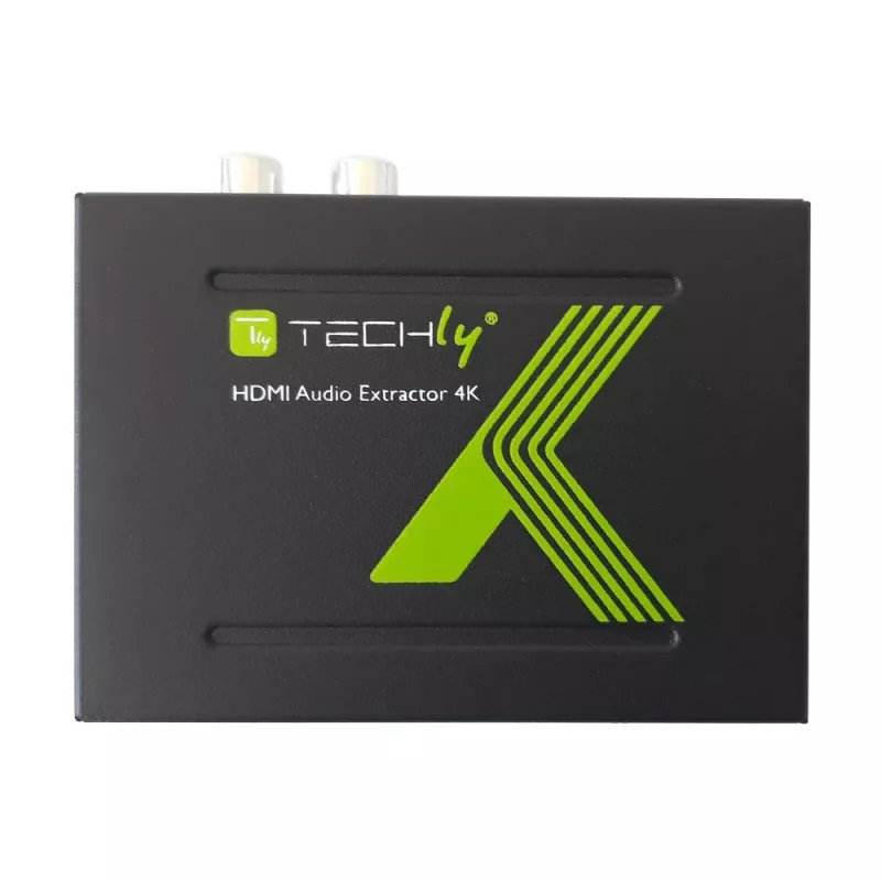 Techly Audio Extractor HDMI SPDIF + Cinch R/L IDATA HDMI-EA, 5 V, 77 mm, 64 mm, 23 mm, 351 g