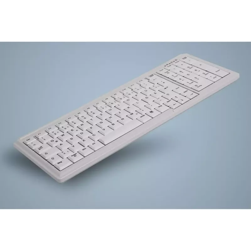 Active Key AK-7000 Tastatur Industriell PS/2 US Englisch Weiß Kabelgebunden Scherenschalter
